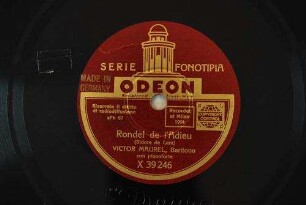 Rondel de l'adieu / (Sidore de Lara)