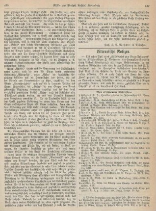 430-432 Literarische Notizen