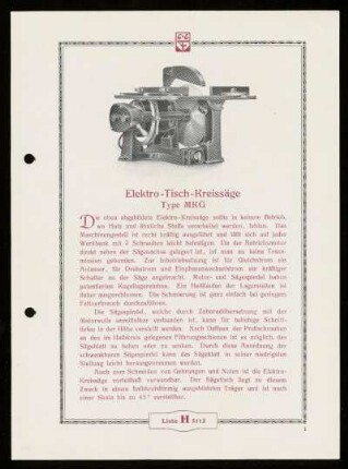 Liste H 5112