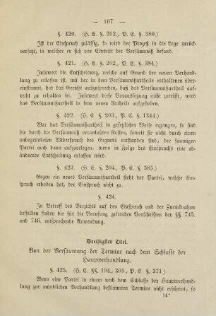119, Zweiunddreißigster Titel. Von dem Beweise durch Augenschein. §§ 469. bis 471.