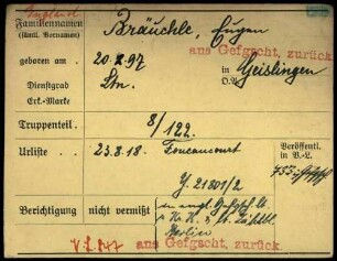 Bräuchle, Eugen - Braeuninger, Richard