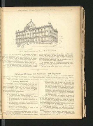 Gebührenordnung der Architekten und Ingenieure