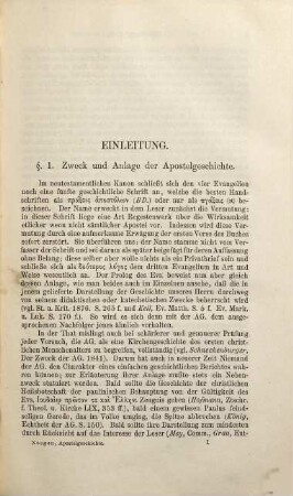 Commentar über die Apostelgeschichte des Lukas