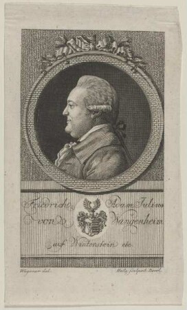 Bildnis des Friedrich Adam Julius von Wangenheim auf Winterstein