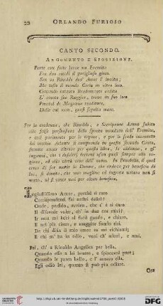 Canto secondo