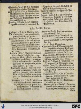 Libri Juridici Latini.