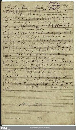 [Solo and coro:] Basso. Solo.