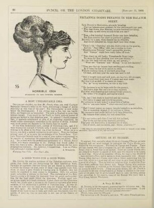 Horrible idea. Suggested by the twisted chignon.