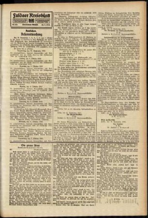Zweite Ausgabe vom Mittwoch, den 22. September 1915.