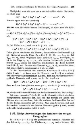 § 56. Einige Anwendungen der Resultate des vorigen Paragraphen.