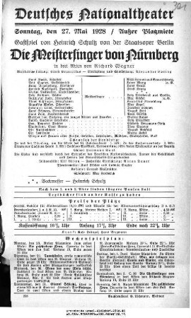 Die Meistersinger von Nürnberg