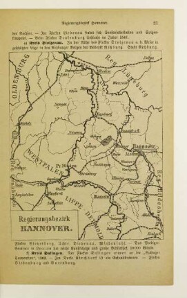 Regierungsbezirk Hannover