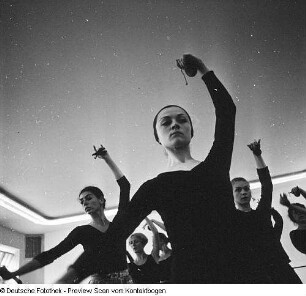 Palucca Schule Dresden, Tanzprobe "Russische Folklore" unter Leitung von V. Borisow