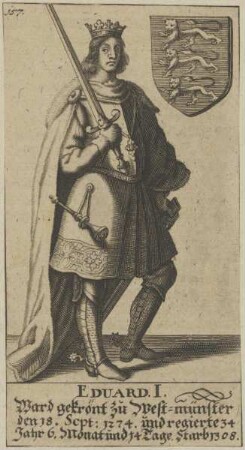 Bildnis von Eduard I., König von England