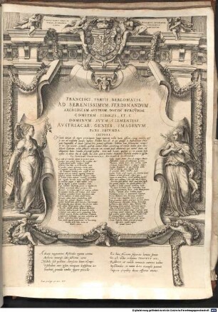 Francisci Tertii Bergomatis Serenissimi Ferdinandi Archidvcis Avstriae Dvcis Borgvndiae Comitis Tirolis Et. C. Pictoris Avlici Avstriacae Gentis Imaginvm Pars ..., 2