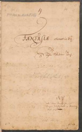 Fantasien; org; G-Dur; BWV 571