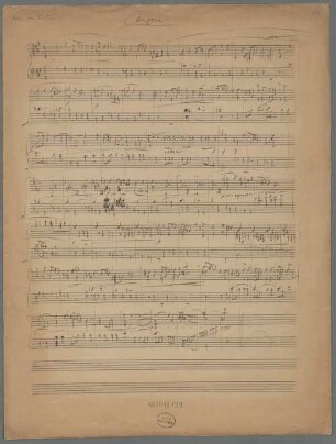 Venezianische Suite, V, pf, op.18, Excerpts. Sketches - BSB Mus.ms. 23185 : [caption title:] Canzone