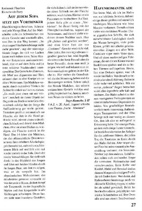 Auf jedem Sofa sitzt ein Vortrinker