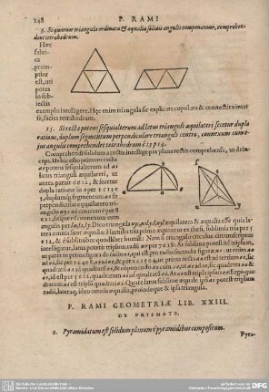 P. Rami Geometriae Lib. XXIII. De Prismate.