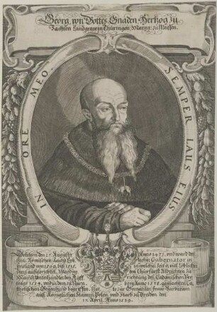 Bildnis des Georg zu Sachsen