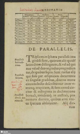 De Parallelis
