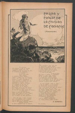 En loa y elogio de la ciudad de Caracas : (Fragmento)