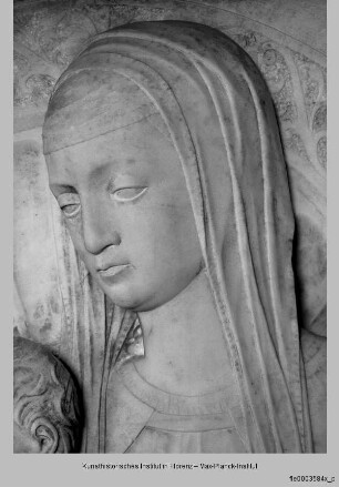 Grabmal des Dogen Niccolò Marcello : Der Doge Niccolò Marcello vor Maria und dem Christuskind