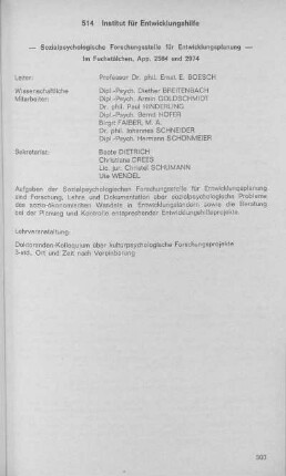 Institut für Entwicklungshilfe