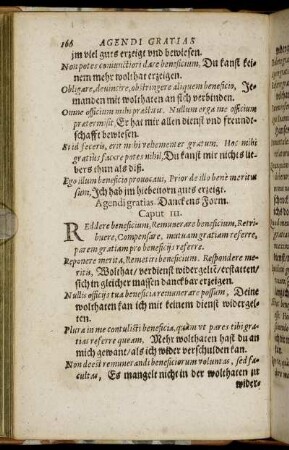 Caput 111. Agendi gratias. Danckens Form. - Caput 120. Conuiuandi. Gastgebott haltens Form.
