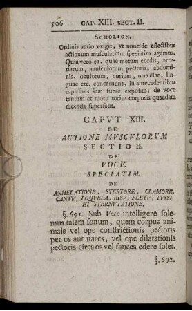 Sectio II. De Voce Speciatim.