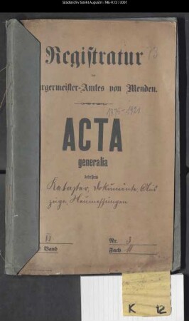 Kataster, Dokumente, Auszüge, Neuvermessungen - generalia -