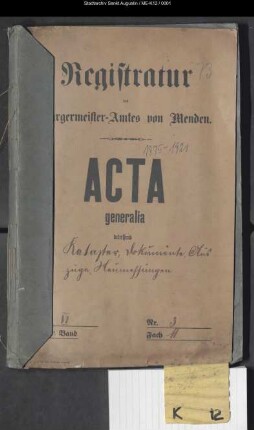 Kataster, Dokumente, Auszüge, Neuvermessungen - generalia -