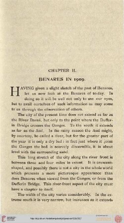 Benares in 1909