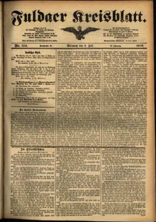 Ausgabe vom Mittwoch, den 08. Juli 1908.