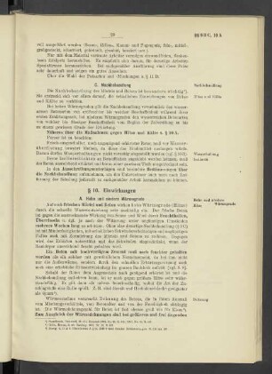 § 10. Einwirkungen