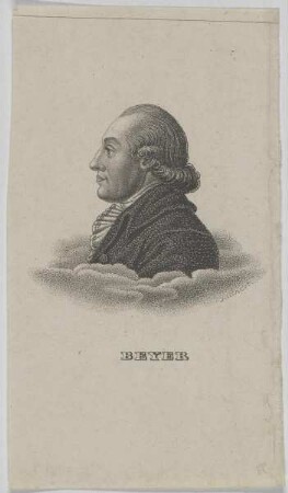 Bildnis des Johann Rudolph Gottlieb Beyer