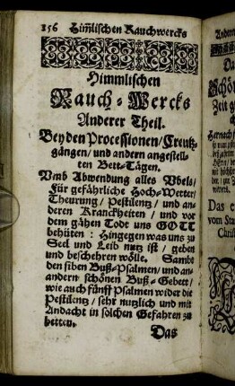 Himmlischen Rauch-Wercks Anderer Theil.