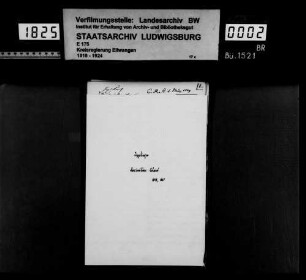 Bürgerrechtsangelegenheiten zu Zipplingen