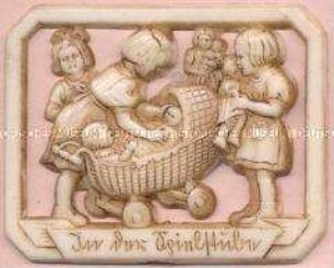 WHW-Abzeichen, Im NSV-Kindergarten: In der Spielstube, Straßensammlung im Gau Kurhessen vom 18. Januar 1942