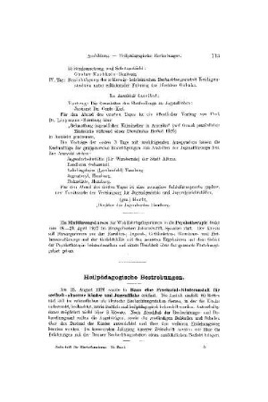 Heilpädagogische Bestrebungen
