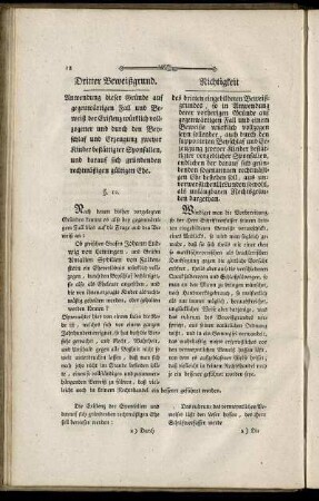 Dritter Beweißgrund. Richtigkeit.