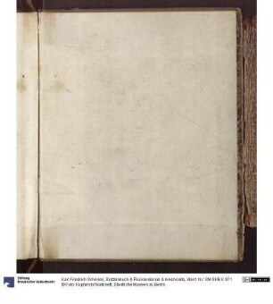 Skizzenbuch & Rückendeckel & Innenseite