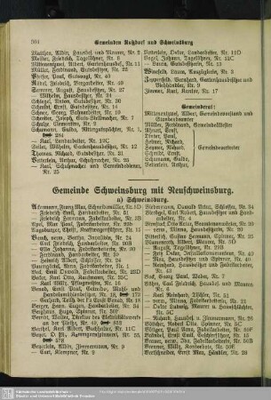 Gemeinde Schweinsburg mit Neuschweinsburg