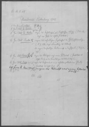 Rottenburg mit Nebenorten: Pfarrbericht 1949