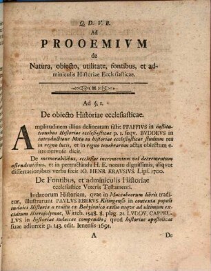 Gottlob Friderici Gudii ... Bibliothecae Disputationum Et Observationum De Selectis Historiae Ecclesiasticae Capitibus Specimen : Ad Ordinem Compendii Kranziani Adornatum