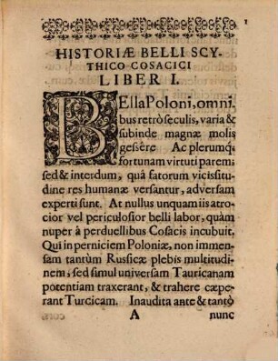 Bellum Scythico-Cosacicum, seu de coniuratione Tartarorum, Cosacorum et plebis Russicae contra Regnum Poloniae, ab invictissimo Poloniae et Sveciae Rege Ioanne Casimiro profligata : narratio plenioris historiae operi praemissa