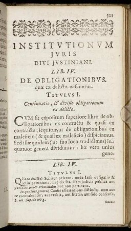 Titulus I. - Titulus IV.