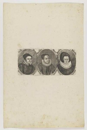 Bildnis der Sibylla Hohmann, der Dorothea Martin und der Dorothea Schmidt