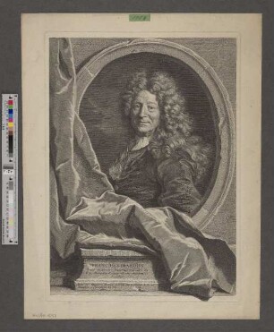 François Girardon : Natif de Troyes, Sculpteur ordinaire du Roy, Chancelier Recteur en son Academie Royale