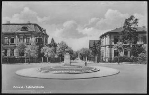 Ortrand. Bahnhofstraße